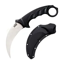 Mengoing холодная сталь тигр военный боевой коготь 440 Сталь 58HRC Твердость Открытый Нож для самообороны карамбит Горячий