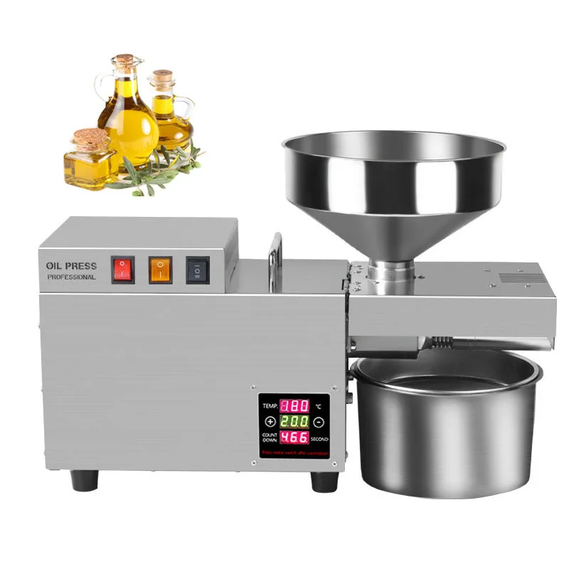 S9S/S9 Stainless Steel Oil Press Commercial Cold And Hot Oil Presser Peanut Sesame Sunflower Seed  Nut Oil Extractor