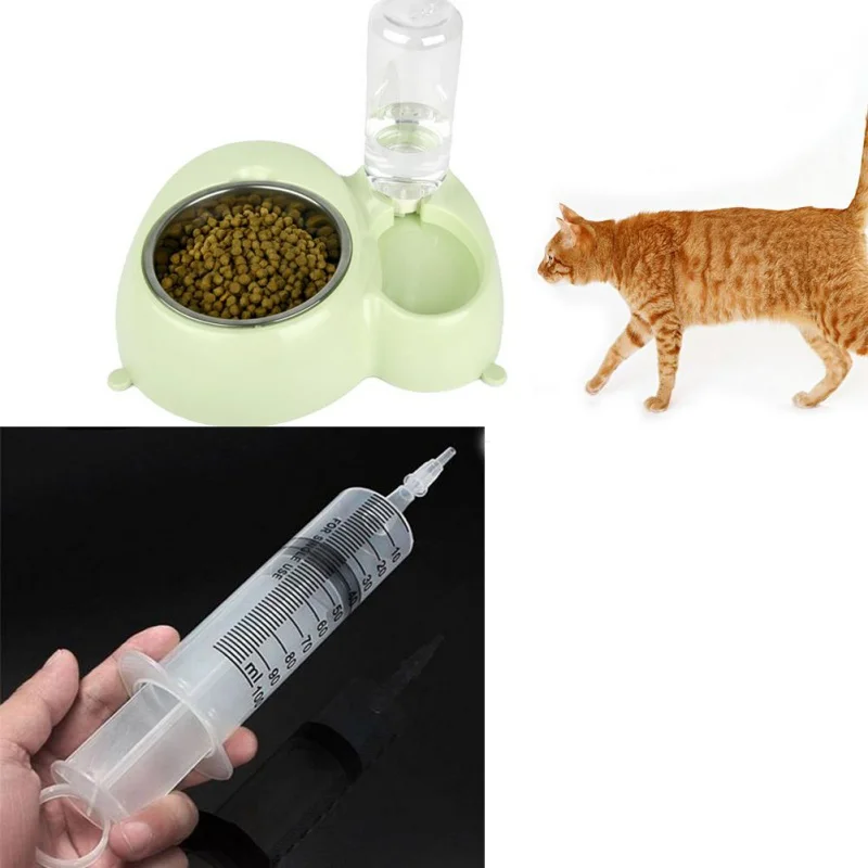 Медицинский измерительный Шприц Инструменты для кормления кошек Аксессуары Горячие многоразовые большие гидропоники пластиковые питательные стерильные