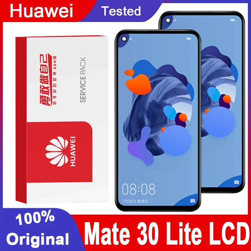 Оригинальный сменный ЖК-дисплей 6 26 дюйма для Huawei Mate 30 Lite сенсорный экран с