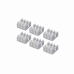Dissipateur thermique en aluminium, 200mm x 6mm x 6.4mm, pour puces MOS IC, radiateur mémoire DDR VGA, 3.5 pièces par LOT 