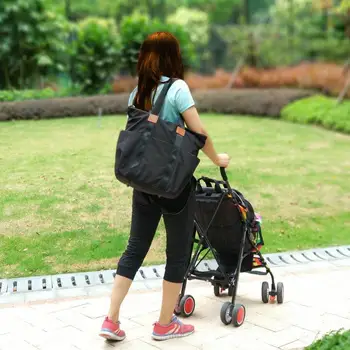 

Women Mommy Light Soft Woterproof Baby Care Backpack Dual-use Nappy Urine Pad Maternity Hospital Feeding Bottle Hanging Bag