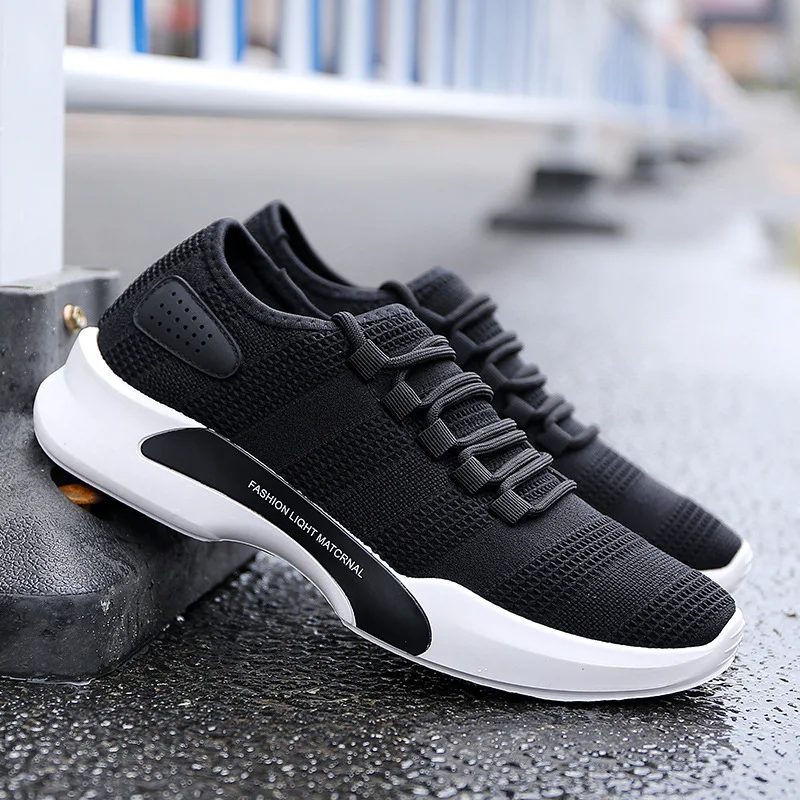 

Mesh lace up cool men casual sneakers comfortable light breathable men shoes 5 stars excellent men walking footwear flats