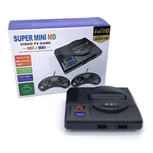 Sega MD Mini TV HD machine de jeu 8 bits 16 bits rétro machine de jeu à domicile SFC rétro super arcade x-47 double machine de jeu de guerre