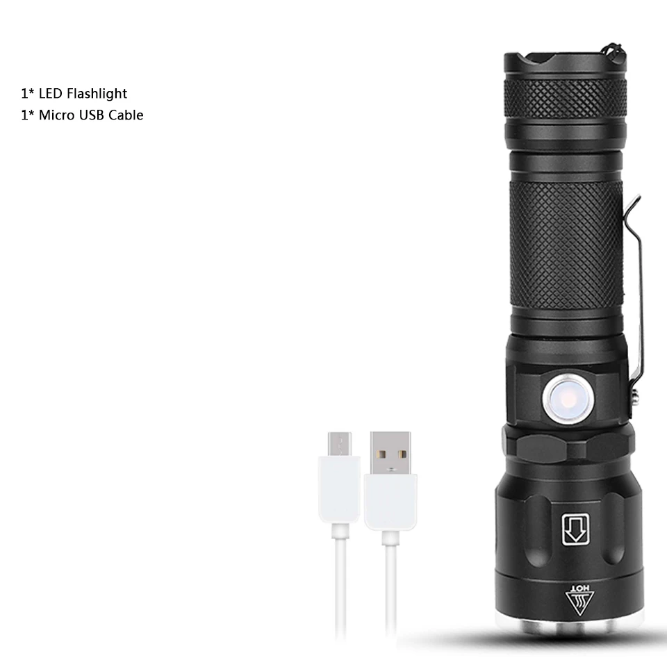 xhp70 LED Flashlight power 26650 or 18650 rechargeable battery powerful Tactical LED Flash light vs XM-L T6 torch Z4009 - Испускаемый цвет: Package A