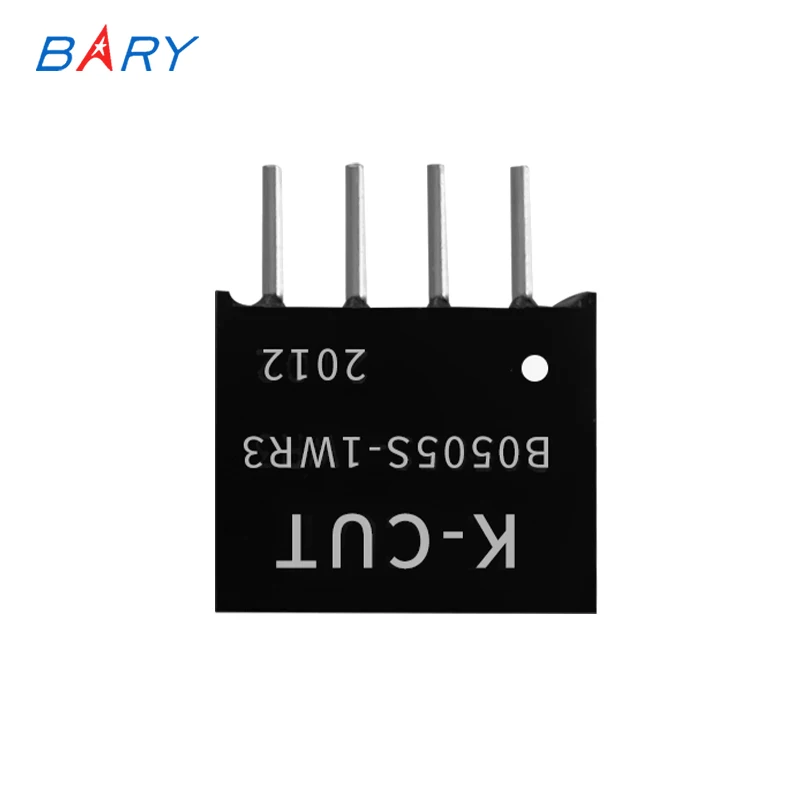 

B0505S-1WR3 10PCs BARY DC-DC Step-Down Power Supply 4.5-5.5VDC To DC5V 200mA Isolated Power Supply Black Plastic Case