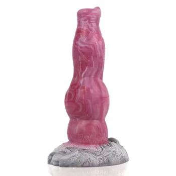 Big Knot Dog Dildo For Women Raw Meat Gory Animal Penis With Suction Cup Fantasy Anal Sex Toys Erotic Intimate Adults Products 5
