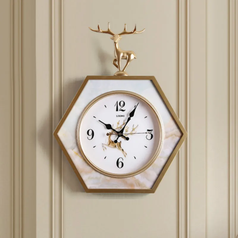 

Art Luxury Wall Clock Simple Modern Silent Nordic Wall Clock Living Room Reloj Pared Decorativo Large Home Decor Clocks MM60WC