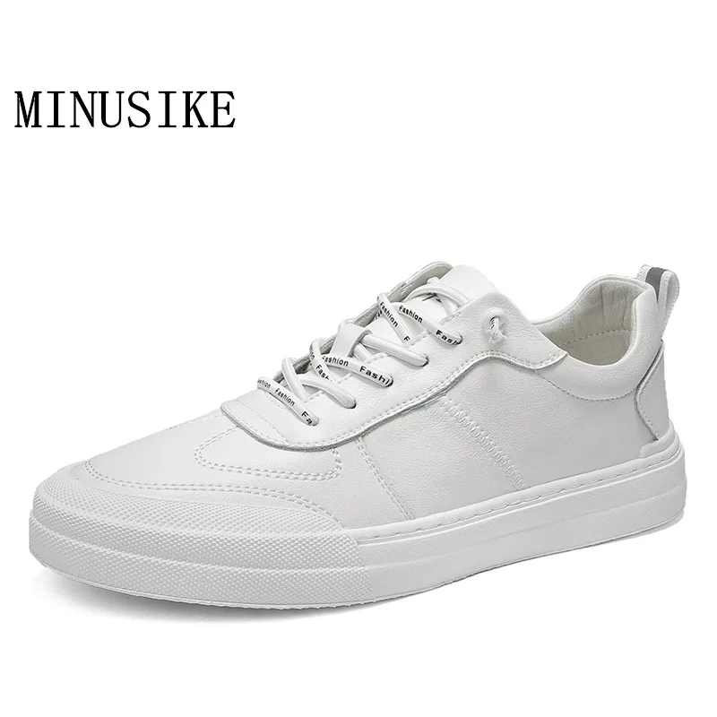 Мужская обувь; обувь из натуральной кожи; мужская обувь на плоской подошве; модная мужская повседневная обувь; Брендовые мужские мягкие удобные белые кроссовки на шнуровке