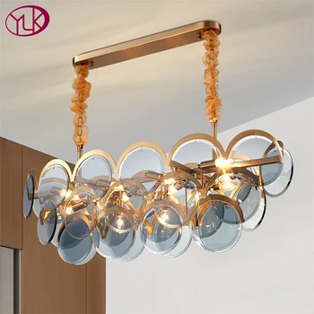 

New modern chandelier lighting for dining room luxury home decoration chain lamp kitchen island gold light fixtures