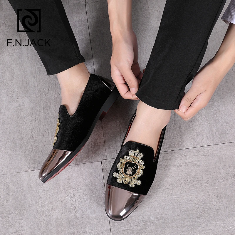 F.N.JACK Velvet Mens shoes Rubber Loafers Tenis masculino Scarpe uomo Sepatu pria Sapato Schoenen Man Big size Casual men | Обувь