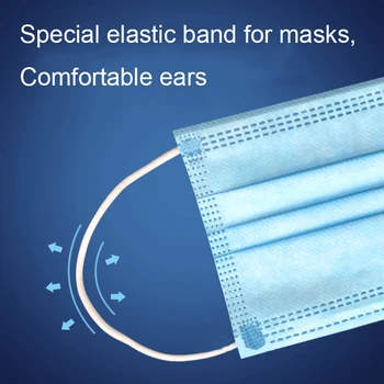

Masks Elastic 3mm Nylon Round Thin Mask Elastic Rope Comfortable Tape Soft Elastic Band DIY Material Accessories 5meters