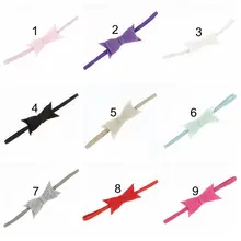 Фетровая ткань двухслойный ласточкин хвост Бант Детская лента для волос для новорожденных головной убор для детской фотосъемки