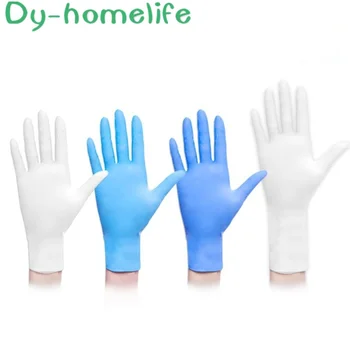 

Disposable Latex Gloves Thickened 9 Inch Gloves Nitrile Gloves Powder-Free Anti-Acid Rotting Barrier Bacteria Preventing Viruses