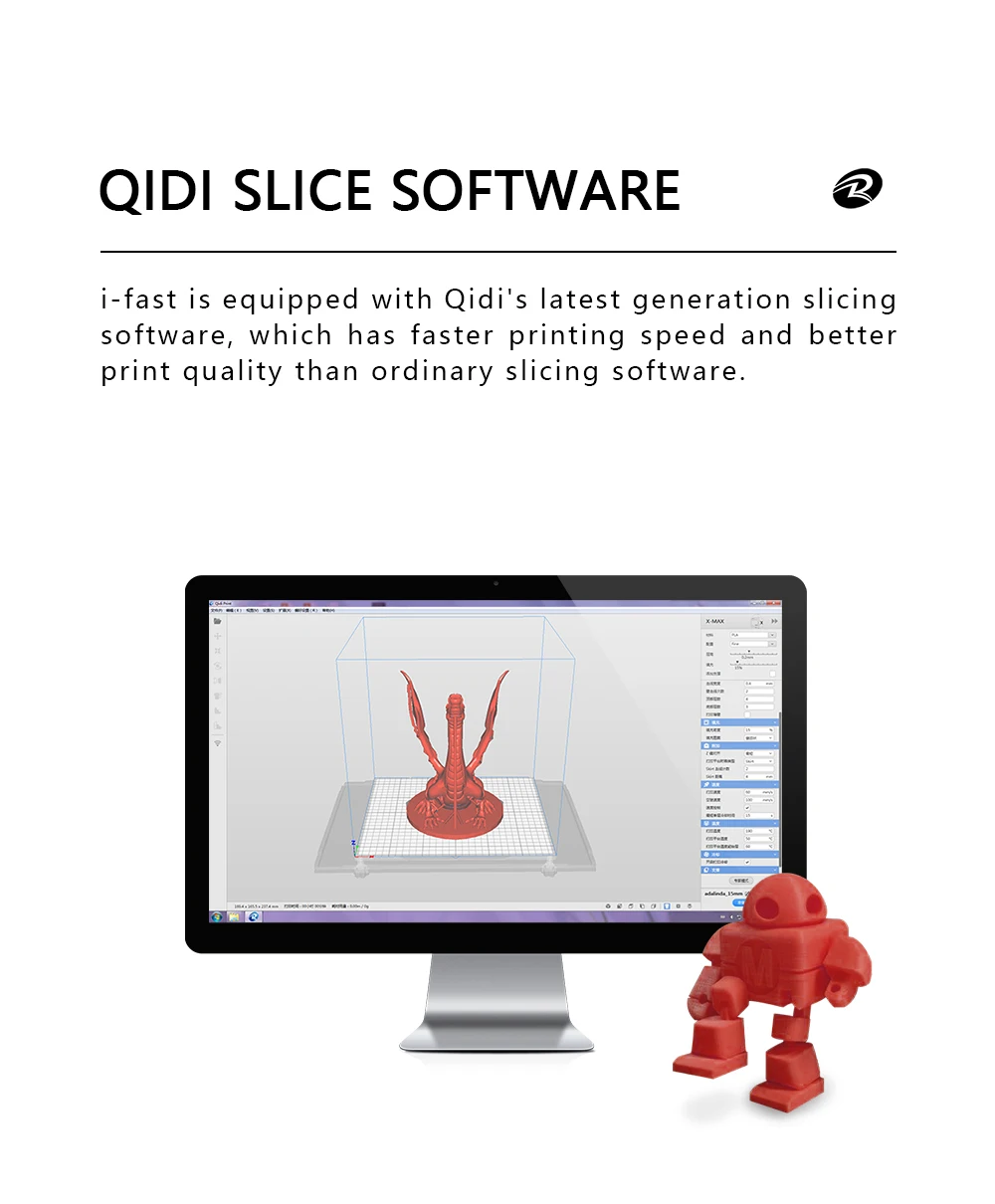 QIDI TECH iFast Dual Extruder 3D Printer