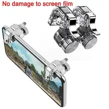 

1 Pair Of R11 Game Trigger Mobile Phone Gamepad Joystick Button Gaming Shooter Grip Aim Metal Key Controller For PUBG Phone