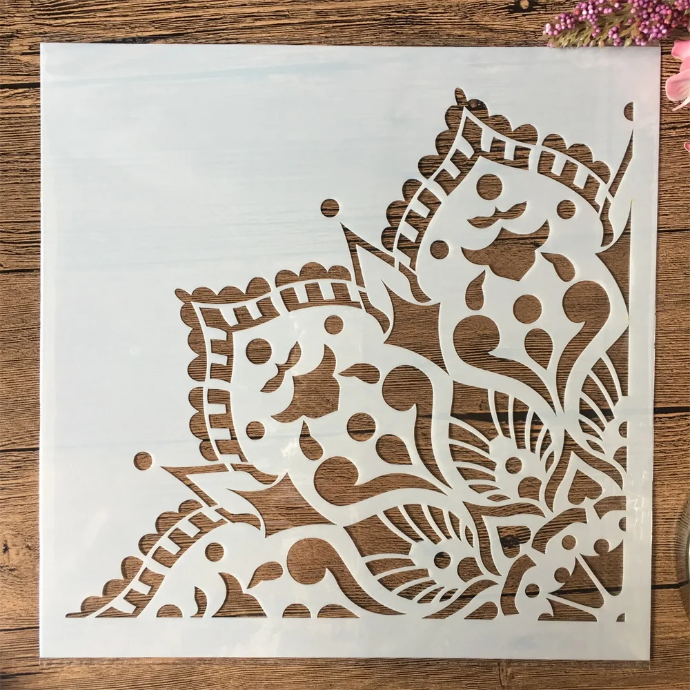 30*30 سنتيمتر الهندسة الكبيرة ماندالا لوتس لتقوم ب...