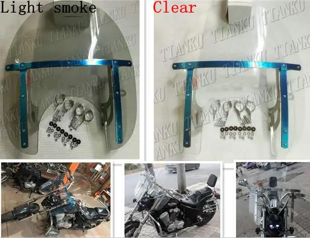 Ветровое стекло для мотоцикла Honda Shadow Spirit Saber Aero ACE Steed VLX 400 600 1100 DLX VTX1300 1800 Magna VF 250 750 |