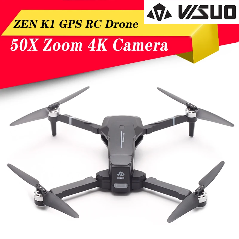 VISUO ZEN K1 Радиоуправляемый Дрон бесщеточный 5G wifi gps 50X Zoom 4K широкоугольный HD Двойная камера 28 минут время полета Радиоуправляемый квадрокоптер Дрон