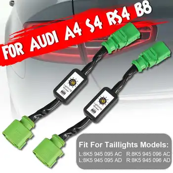 

2X Dynamic Turn Signal Indicator LED Taillight Add-on Module Cable Wire Harnes For Audi A4 S4 RS4 B8 2013~2015 Tail Light