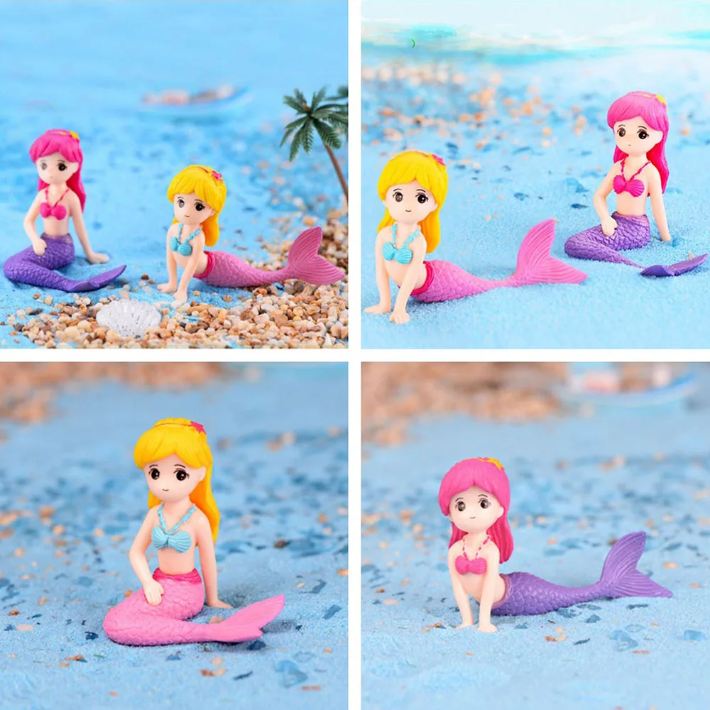 

1pc Aquarium Fish Tank Cute Little Mermaid Ornament Aquarium Fish Tank Desk Decoration Accessories Pet Accessories