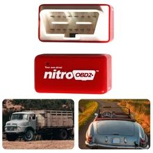 1 шт. ECO OBD2 Nitro OBD2 полный чип тюнинг производительность коробка Nitro OBD2 вилка и драйвер для дизельного бензина OBDII автомобильные аксессуары