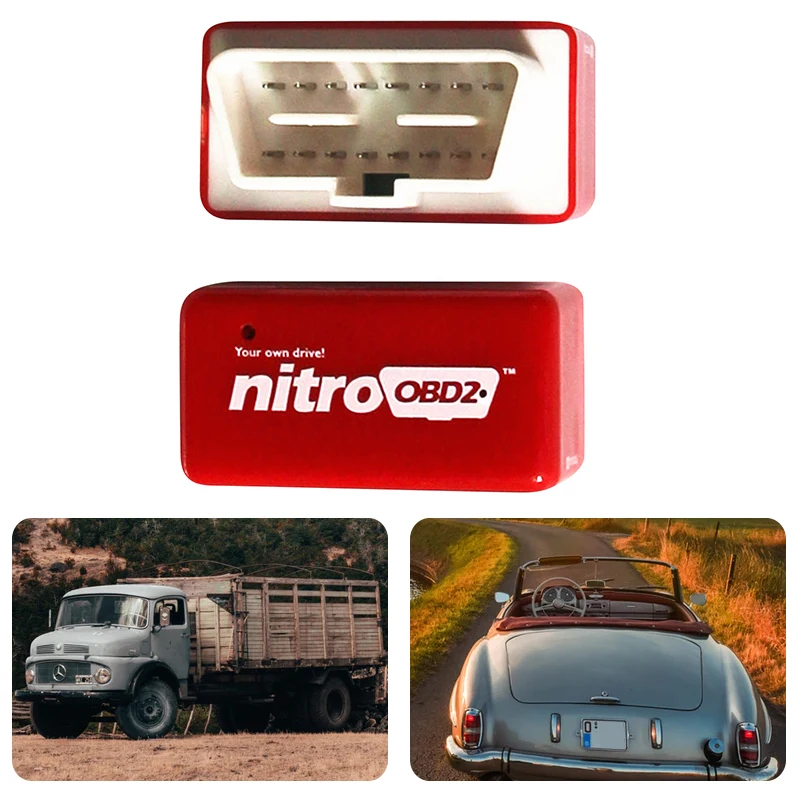 

1 Pcs ECO OBD2 Nitro OBD2 Full Chip Tuning Performance Box Nitro OBD2 Plug & Driver For Diesel Benzine OBDII Car Accessories