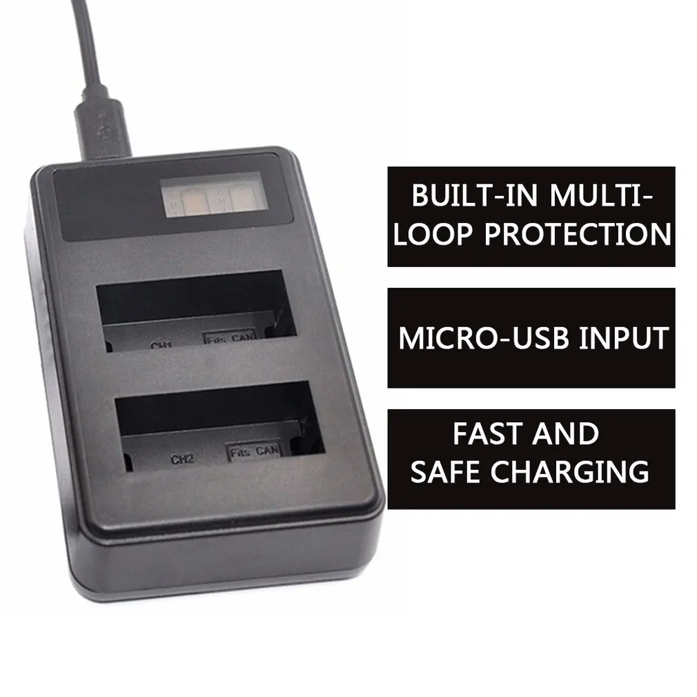 ЖК дисплей Дисплей ПК Мощность Bank автомобильное USB Dual Камера Батарея док станция