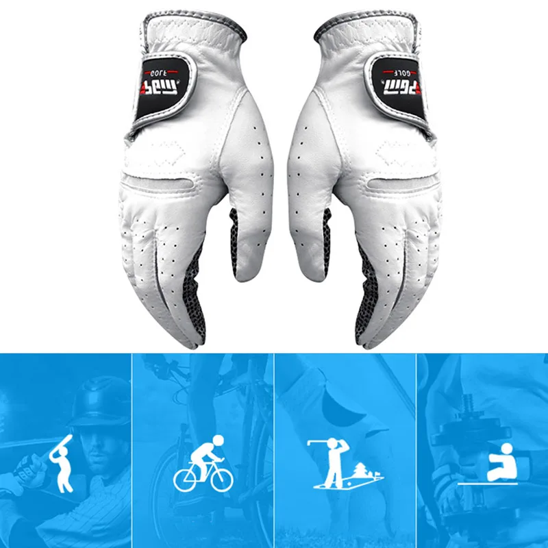 1 Pc Left Or Right Men Professional Golf Gloves Non-slip Sunscreen Soft Comfortable Breathable Durable Material