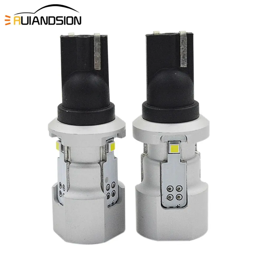 2x 600Lm W16W T15 Светодиодный лампочки CANBUS OBC Error Free чипы ZES светодиодный резервный свет 921 912 W16W светодиодный лампы автомобиля задний фонарь 12-24V 5,3 W