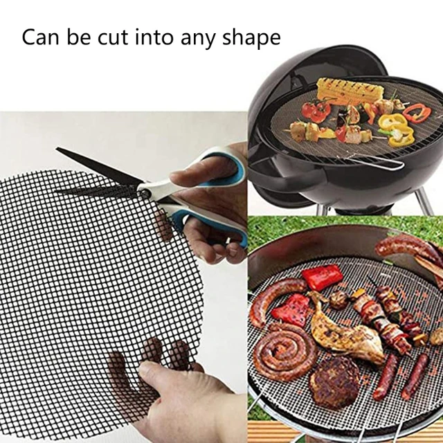 Kültéri Bbq Grill Háló Szőnyeg Nem Tapadós Grillezés Huzalhálózati Bélés Csere Párnák Pizza Képernyő Újrafelhasználható Szerszám - Image 4