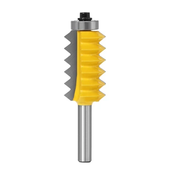 

Promotion! 8mm Shank Raised Panel "V" Joint Bits Finger Joint Glue Milling Cutter for Wood Tenon Woodwork Cone Tenoning Bit
