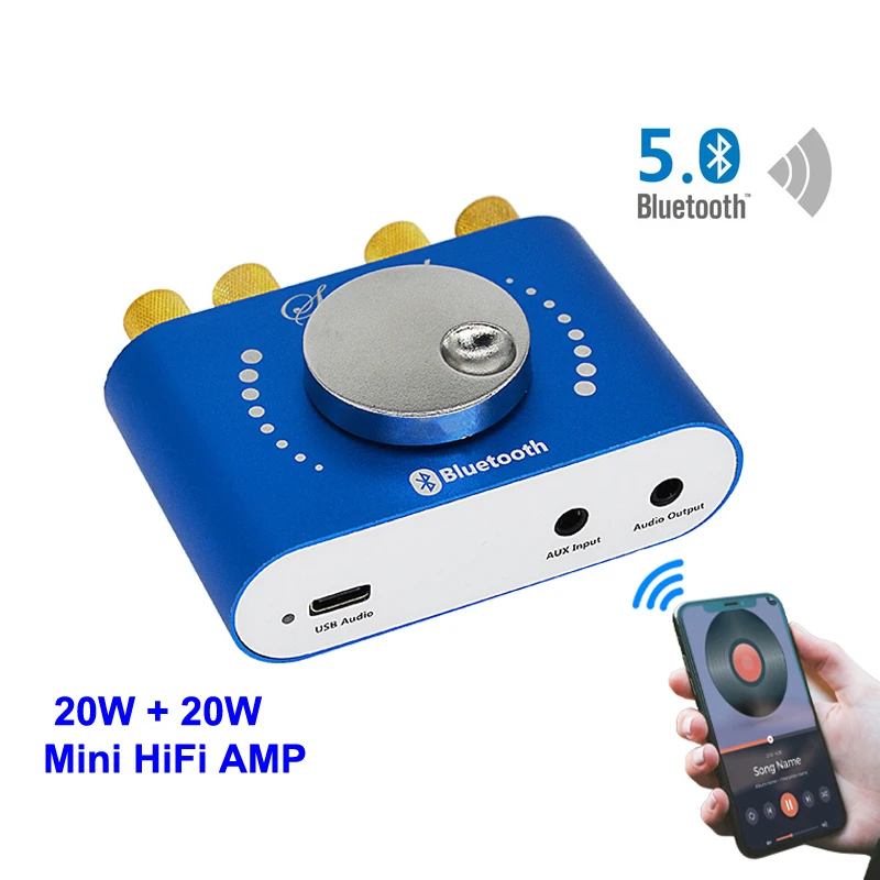 20 Вт + мини усилитель Bluetooth 5 0 Динамик цифровой аудио Мощность класса D 30W ~ 200W hi fi