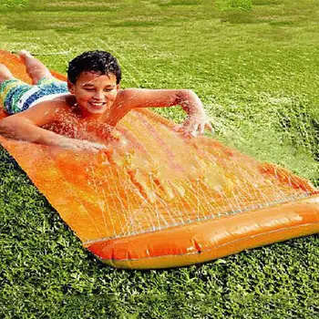 

3.6m Giant Surf 'N Water Slide Fun Lawn Water Slides Pools For Kids Summer PVC Games Center Backyard Outdoor Children Adult Game