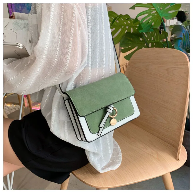 

JIULIN Ins Women's 2019 Summer single shoulder bag Korean version of popular texture oblique satchel