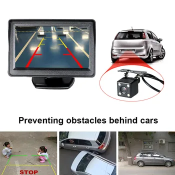 

4.3'' TFT LCD Monitor Car Styling Vehicle Backup Camera Parking System Rear View Security Monitor & Waterproof Night Vision