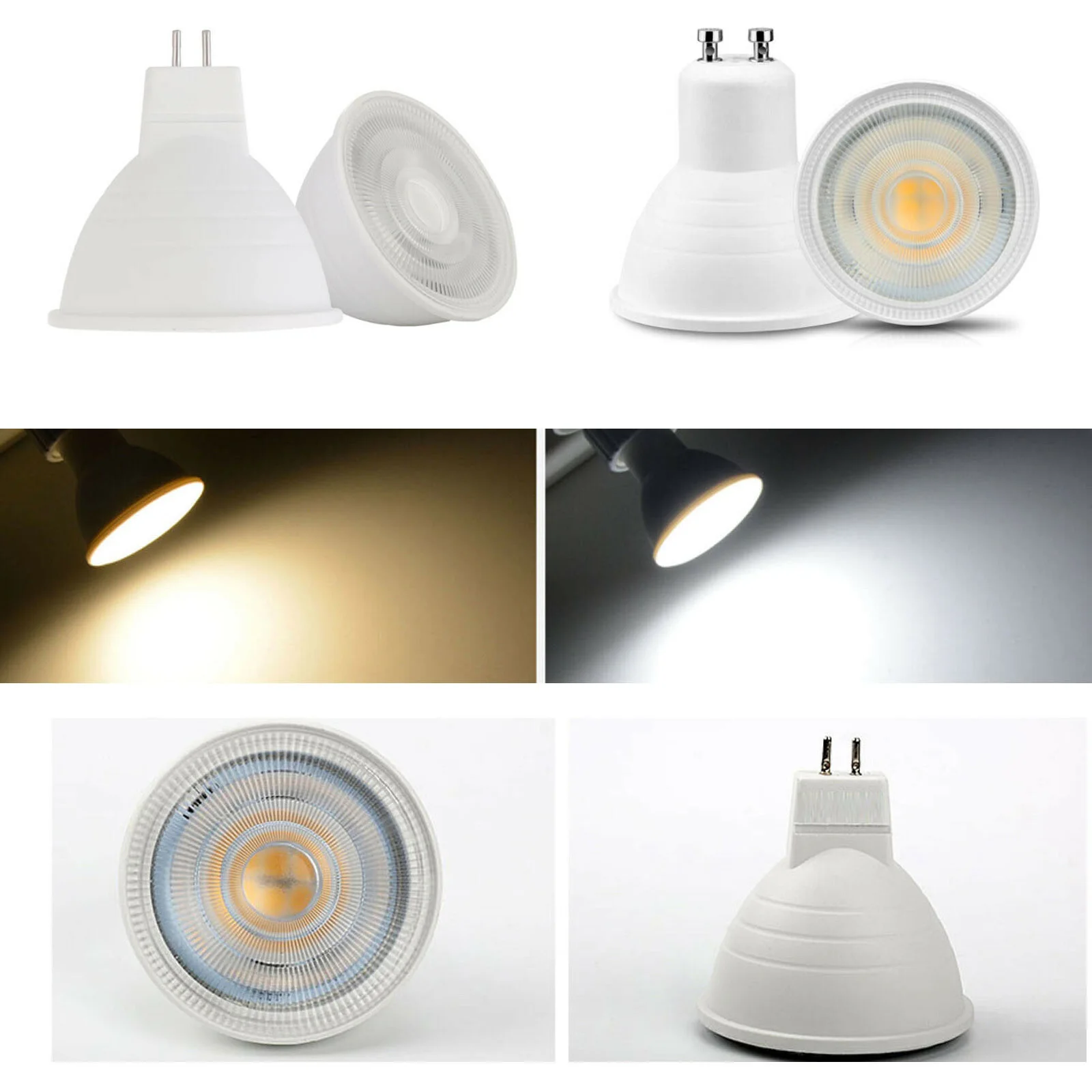 

Dimmable LED Bulb GU10 Spotlight 7W 220V MR16 GU5.3 LED Lamp COB Chip 30 Degree Beam Angle For Home Office Decoration Lamp Light