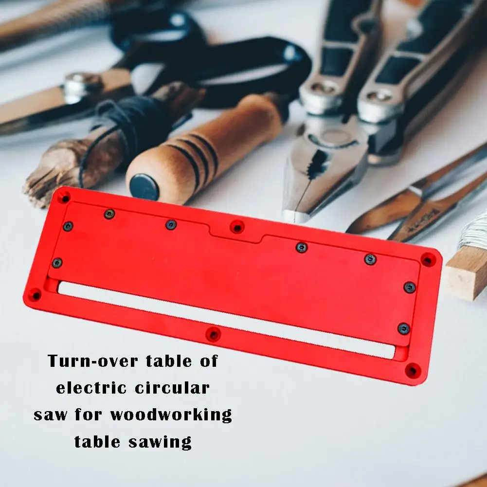 

Adjustable Aluminium Flip Cover Plate Flip-floor Special Cover Plate for Saw Precise Calibration and Easy Operation