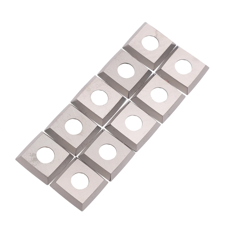 10 Pcs Square 4 Inch Radius Carbide Insert Cutter for Woodworking