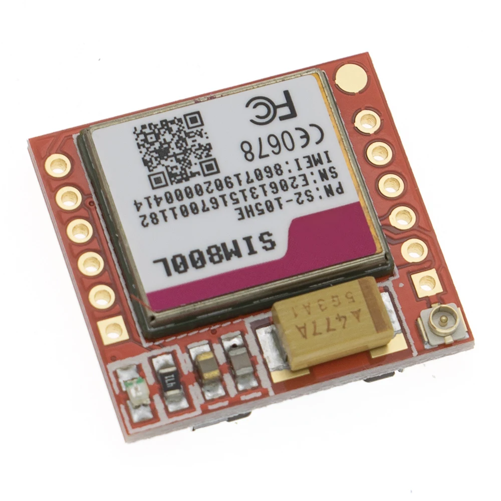 20шт самый маленький модуль SIM800L GPRS GSM карта MicroSIM Core BOard Quad-band ttl последовательный порт