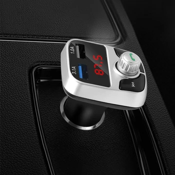 

MP3 Player FM transmitter 3.1A LED screen DC12V Fast charging Bluetooth Aux