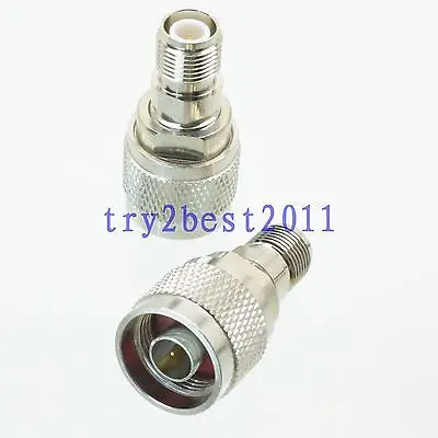 

DHL/EMS 50 Sets 1pce Adapter connector N plug pin to RP-TNC plug pin RF COAXIAL straight -C1