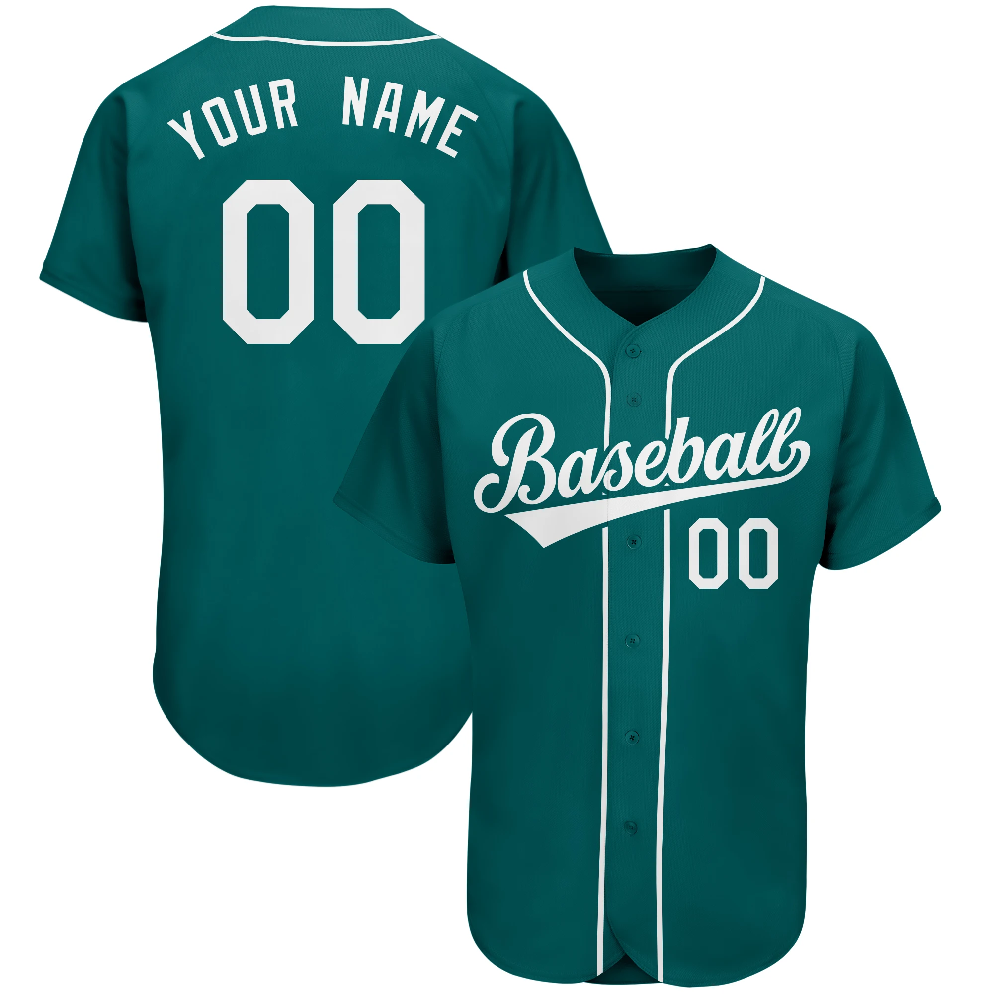Baseball Jerseys Embroidery Design Name Number Button Cardigan Shirt Softball Game Training Uniform cotton t shirts baseball jersey mens jersey