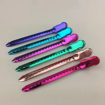 

12Pcs Hair Clips Salon Hairdressing Cutting Hairpin Accessories DIY Home Holding Hair Styling Clip Flat Duck Mouth Barber Tools