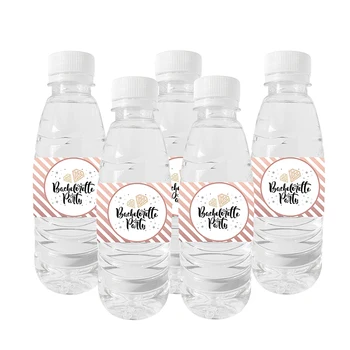 

Team Bride Party Bottle Stickers Water Bottle Labels Wedding DecorationBride To Be Hen Night Bachelorette Bridal Shower Party