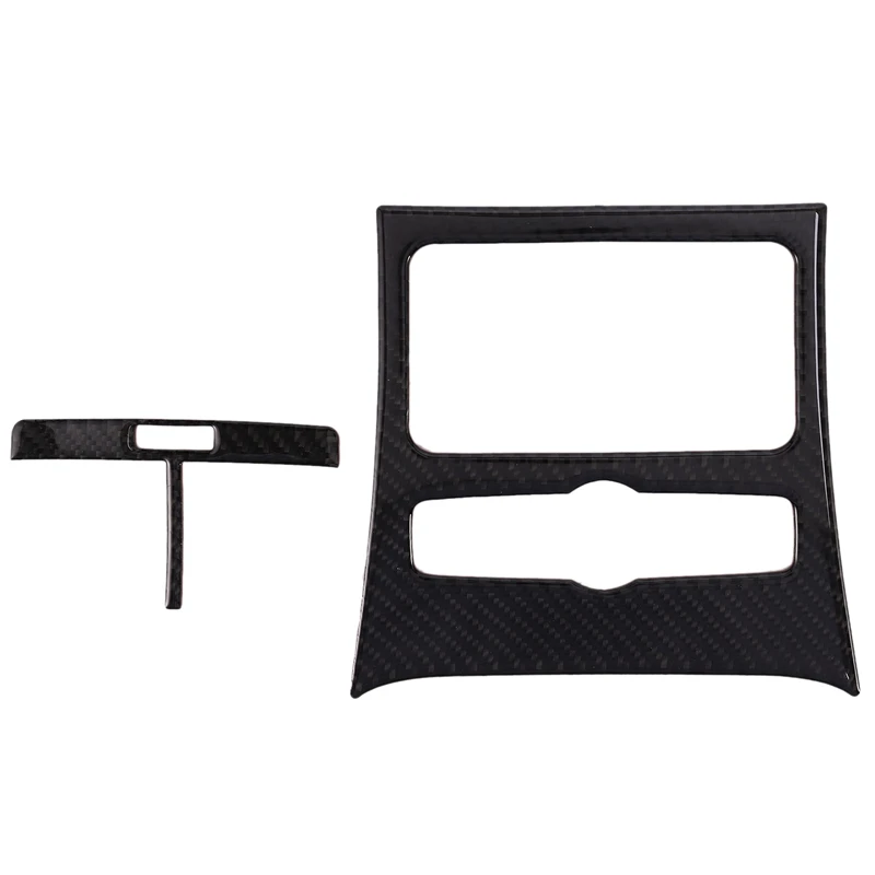 

New Carbon Fiber Interior Rear Air Vent Outlet Cover Trim Fit for Audi A6 2005-2011
