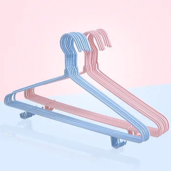 

Thickened Plastic Hangers For Clothes Hanger Drying Clothing Rack Dry And Wet Adult Clothes Rack With Hook Wall Stainless Steel