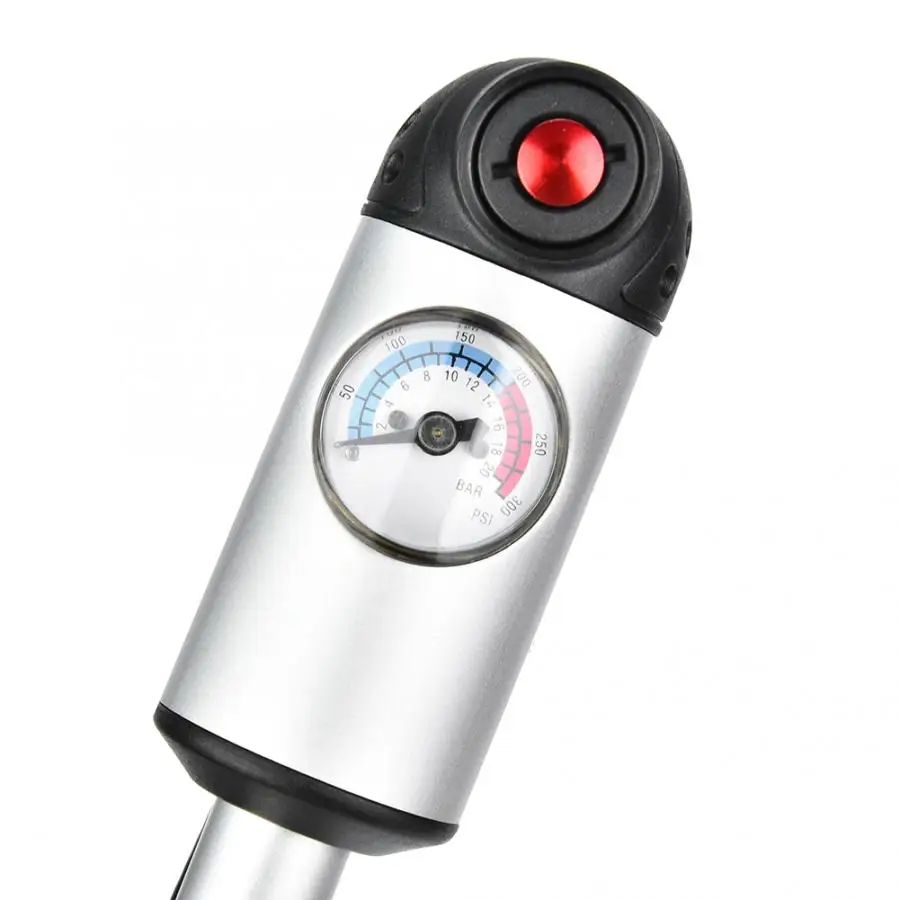 Велосипедный насос 300 PSI ручной воздушный насос шланг манометр Велоспорт шин Надувное для Schrader/Presta вилка клапана портативный мини-насос