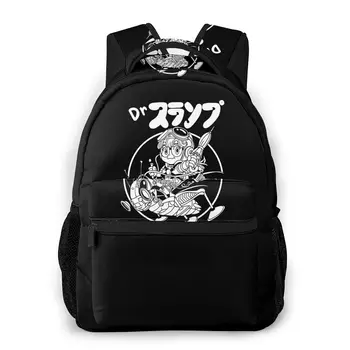 

DR SLUMP Art New Pattern knapsack Dr. Slump Teens Books Backpack