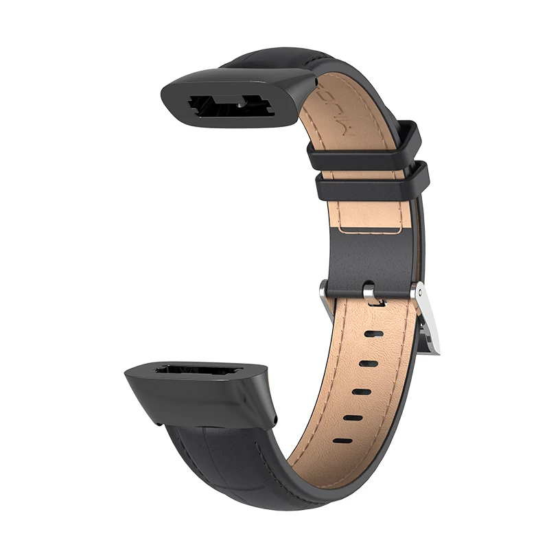 Mijobs металлический ремешок для Amazfit Cor 2 Smart Band 2 браслет из нержавеющей стали наручные часы для Amazfit Смарт-часы банд2 кор 2 - Цвет: Leather Bamboo Black